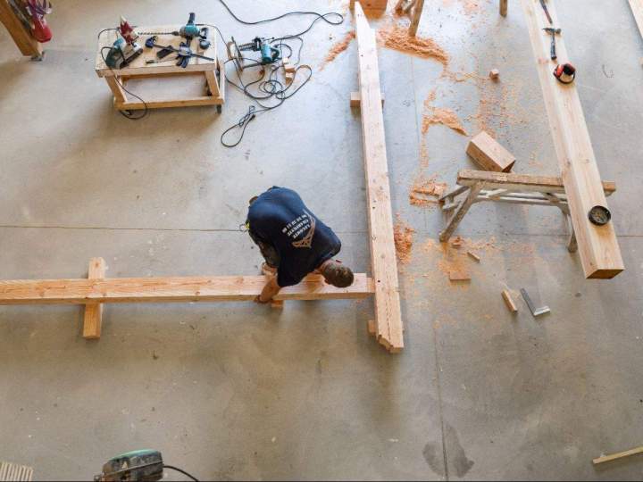 Charpente traditionnelle en bois Reims