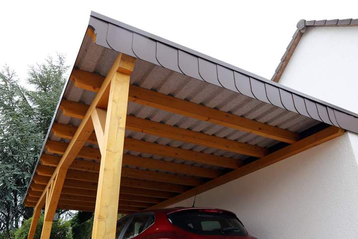 Fabrication de carports en bois Reims